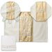 Leatherette 4 pcs Passover Set: Pillow, Passover & Afikoman Covers with Towel