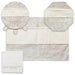 Brockett & Velvet Passover 4 pcs Set: Passover, Afikoman & Pillow Covers with Towel