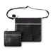 Faux Leather Tallit Tefillin Set 36x34 cm, Black with Embroidery