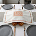Faux Leather Challah Cover 55x45cm, with Embroidered Design