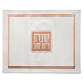 Faux Leather Challah Cover 55x45cm, with Embroidered Design