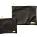 Leatherette Tallit - Tefillin Set 38*29.5 cm - Black