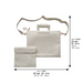 Leatherette Tallit - Tefillin Set 40*32 cm