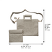 Leatherette Tallit - Tefillin Set 40*32 cm