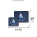 Velvet Tallit & Tefillin Set 36*29cm with Embroidered Design