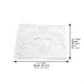 Pair of White Hand Towels with Fancy Stones, 72*34 cm