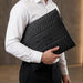 Leatherette Tallit - Tefillin Set 36*29 cm with Embroidery