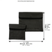 Leatherette Tallit - Tefillin Set 36*30 cm