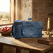 Leatherette Thermal Tefillin & Tallit Protective Case "Tik-taf" 22 Cm-navy - Dark Blue