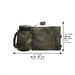 Leatherette Thermal Tefillin & Tallit Protective Case "Tik-taf" 22 cm- Olive Green
