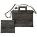 Leatherette Talit & Tefilin Set 38*33 cm - Black