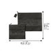 Leatheretteette Tallit - Tefillin Set 36*29 cm with Embroidery