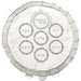 White Satin Passover Set with Slv Embroidery: Passover and Afikoman Covers 46 cm "Passover Signs"