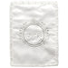 White Satin Passover Set with Slv Embroidery: Passover and Afikoman Covers 46 cm "Passover Signs"