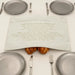 Leatherette Challah Cover 42*52 cm - White