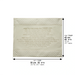 Leatherette Challah Cover 42*52 cm - White