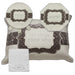 Leatherette 4 pcs Passover Set: Pillow, Passover & Afikoman Covers with Towel