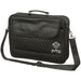 PU Leathere Fabric Talit 43*36 cm with Handle- Black with Embossed Letters