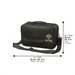 PU Leathere Fabric Talit 23*36 cm with Handle- Black with Embossed Letters