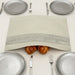 Leatherette Challah Cover 42x52 cm with Embossed Logo - White