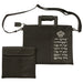 PU Leathere Fabric Talit & Tefilin Set 38*31 cm - Black with Embossed Letters