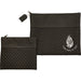Leatherette Tallit - Tefillin Set 36*29 cm with Embossed Logo - Black