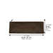 Leatherette Case for Ester Scroll 14*31.5 cm - Brown - with Embroidery