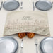 Leatherette Challah Cover 45*55 cm with Embossed Logo - Silver, White