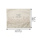 Leatherette Challah Cover 45*55 cm with Embossed Logo - Silver, White