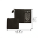Leatherette Tallit - Tefillin Set 36*29 cm Black with Embossed Letters - Silver