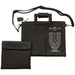 Leatherette Talit & Tefilin Set 38*31 cm - Black with Embossed Letters