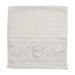 A Pair of White Hand Towels with Fancy Stones, 72x34 cm