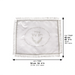 Satin Challah Cover, 48x58 cm - White, with Embroidery