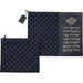 Leatherette Tallit & Tefillin Set 38*31 cm with Embossed Letters - Silver