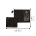 Leatherette Tallit & Tefillin Set 38*31 cm with Embossed Letters - Silver