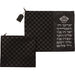 Leatherette Tallit & Tefillin Set 38*31 cm with Embossed Letters - Silver
