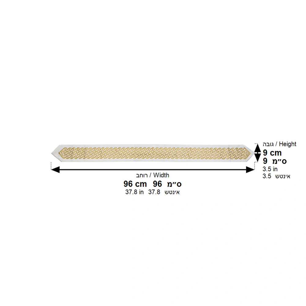 Atara for Talit 100*9 cm with Stones