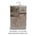 Elegant Fabric Tablecloth 140*220 cm "Silver Marble"