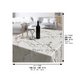 Elegant Fabric Tablecloth 140*280 cm "Silver Marble"