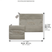 Leatherette Tallit - Tefillin Set 36*29 cm
