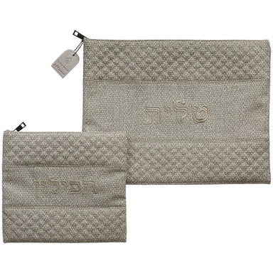 Leatherette Tallit - Tefillin Set 36*29 cm
