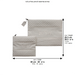Leatherette Tallit - Tefillin Set 36*29 cm