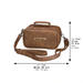 Leatherette Etrog Box 19*11 cm- Dark Brown