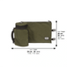 Olive Green Teffilin Case"tik-taf" 23 cm
