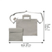 Leatherette Talit - Tefilin Set 36*29 cm with Embroidery