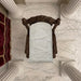 Leatherette Brit Pillow with Bold Embroidery 70x45 cm