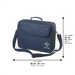 Leatherette Talis Bag "Crown" 43*36 cm - Dark Blue