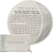 Leatherette "Hafrashat Challah" Blessings - White 40 cm - Silver