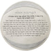 Leatherette "Hafrashat Challah" Blessings - White 40 cm - Silver