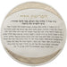 Leatherette "Hafrashat Challah" Blessings - White 40 cm - Gold